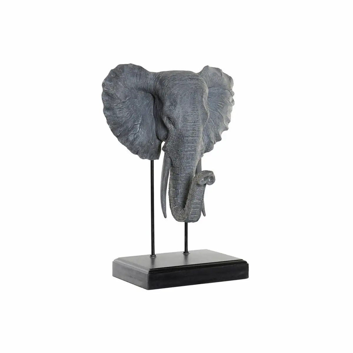 Figurine de corative dkd home decor e le phant noir gris me tal re sine 40 x 28 x 56 cm_8709. DIAYTAR SENEGAL - Là où Chaque Produit est une Trouvaille Unique. Découvrez notre boutique en ligne et trouvez des articles qui vous distinguent par leur originalité.