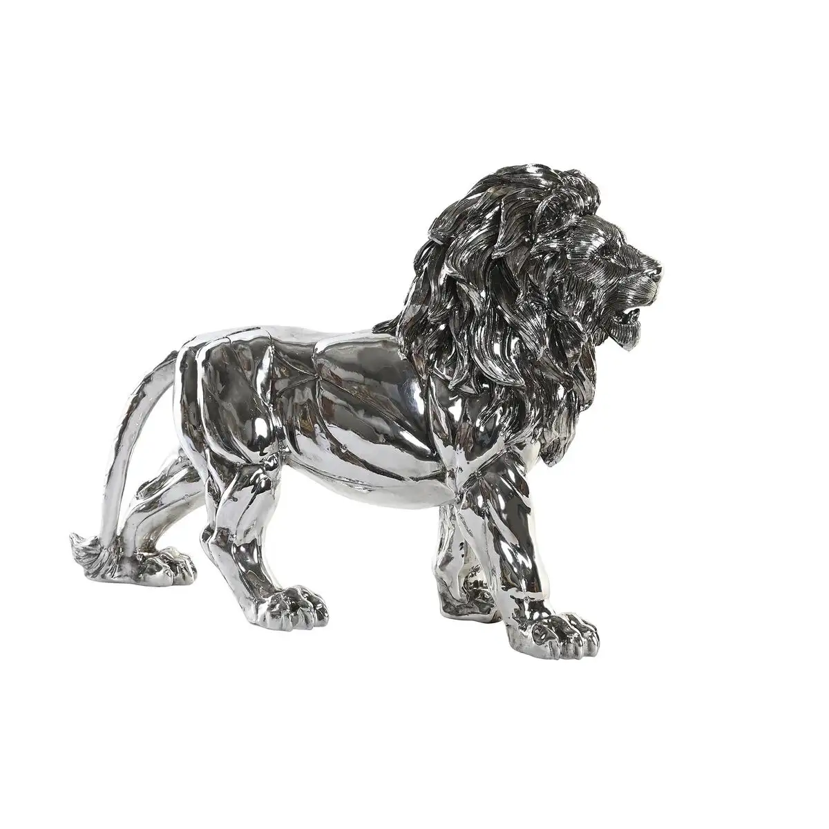 Figurine de corative dkd home decor lion re sine moderne 55 5 x 17 5 x 38 5 cm_4773. DIAYTAR SENEGAL - Là où le Shopping devient une Fête des Sens. Plongez dans notre univers et choisissez des produits qui éveillent votre goût pour l'esthétique et l'authenticité.