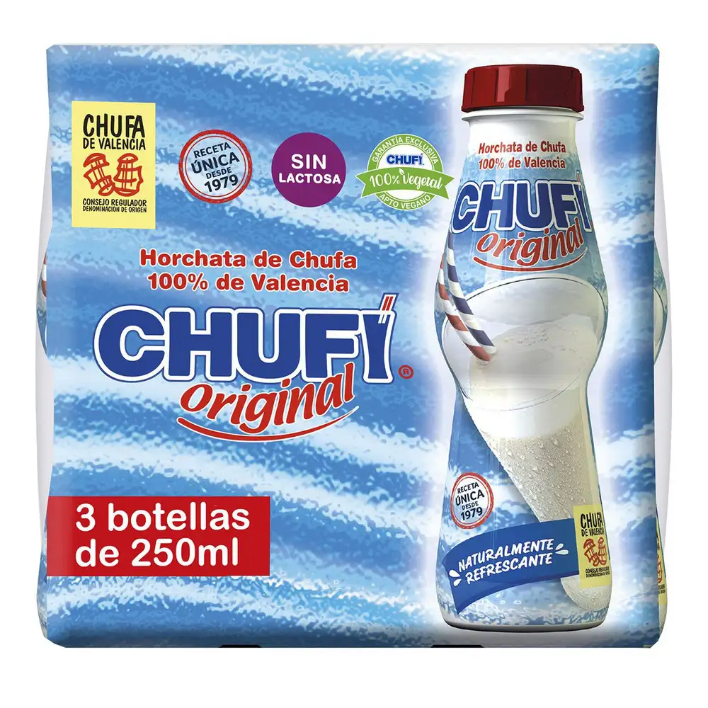 Horchata de chufa chufi 3 x 250 ml_3264. DIAYTAR SENEGAL - Votre Destination de Shopping Authentique au Sénégal. Plongez dans notre boutique en ligne pour découvrir des produits qui célèbrent la riche culture et l'artisanat du pays.