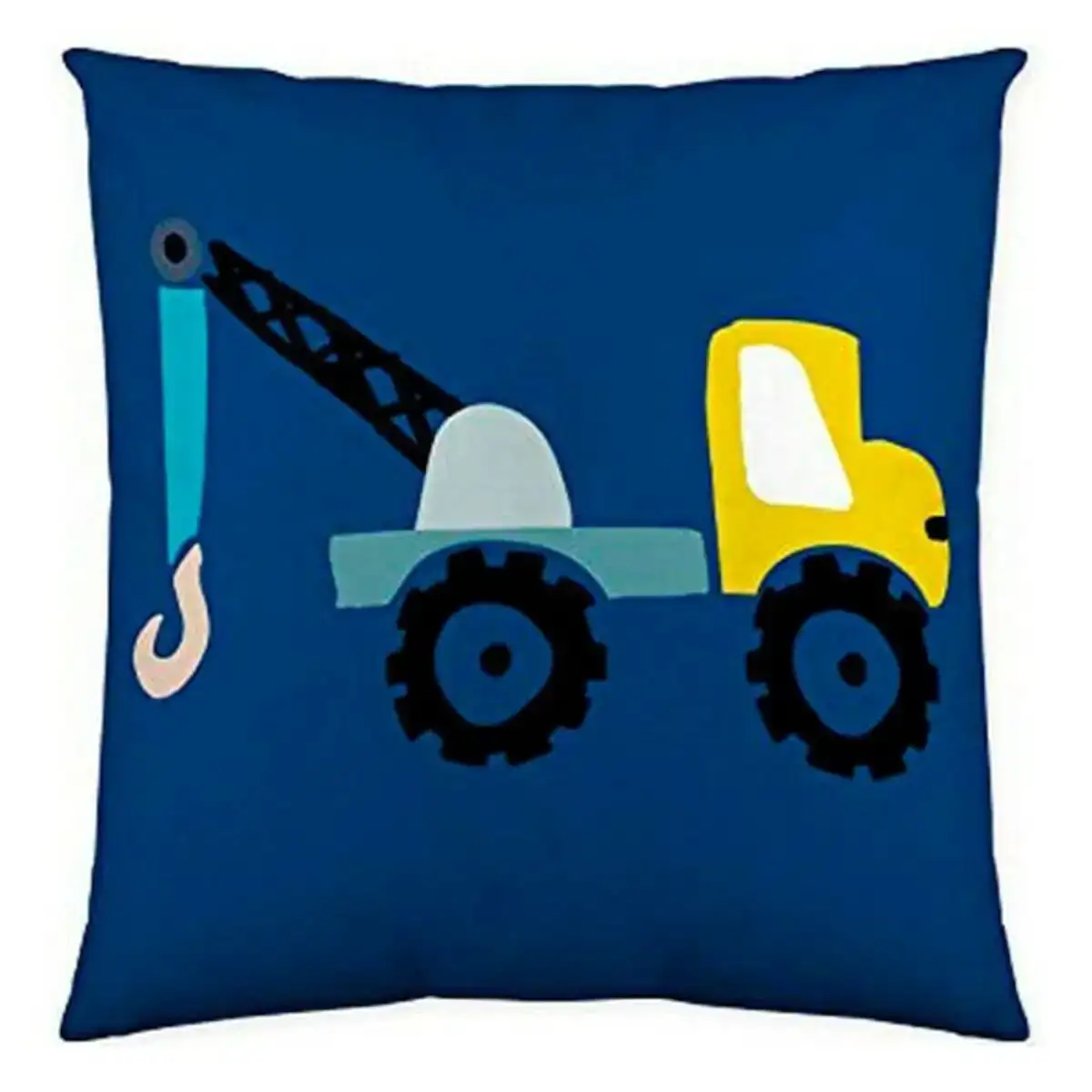 Housse de coussin costura construction 50 x 50 cm_3649. DIAYTAR SENEGAL - Où Choisir est un Plaisir. Explorez notre boutique en ligne et choisissez parmi des produits de qualité qui satisferont vos besoins et vos goûts.