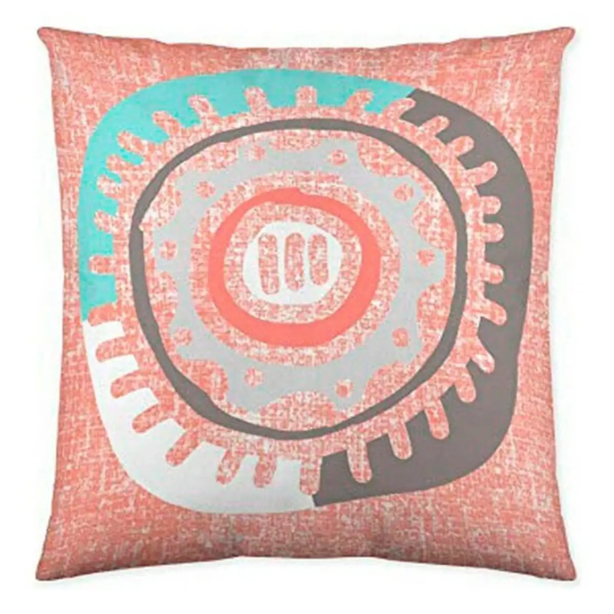 Housse de coussin costura yamine corail 50 x 50 cm_2530. DIAYTAR SENEGAL - Où Chaque Produit est une Promesse de Qualité. Explorez notre boutique en ligne et choisissez des produits qui répondent à vos exigences élevées.