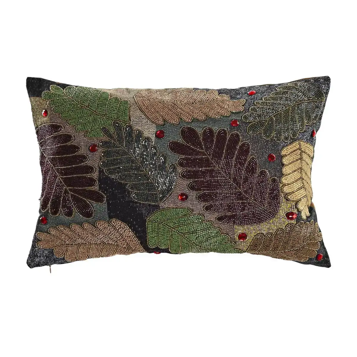 Housse de coussin dkd home decor 60 x 1 x 40 cm feuilles multicolore_6121. DIAYTAR SENEGAL - Votre Destination pour un Shopping Réfléchi. Découvrez notre gamme variée et choisissez des produits qui correspondent à vos valeurs et à votre style de vie.