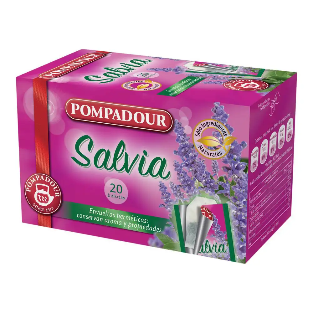 Infusion pompadour sage 20 uds_3313. Bienvenue sur DIAYTAR SENEGAL - Où Chaque Produit a son Histoire. Découvrez notre sélection unique et choisissez des articles qui racontent la richesse culturelle et artistique du Sénégal.