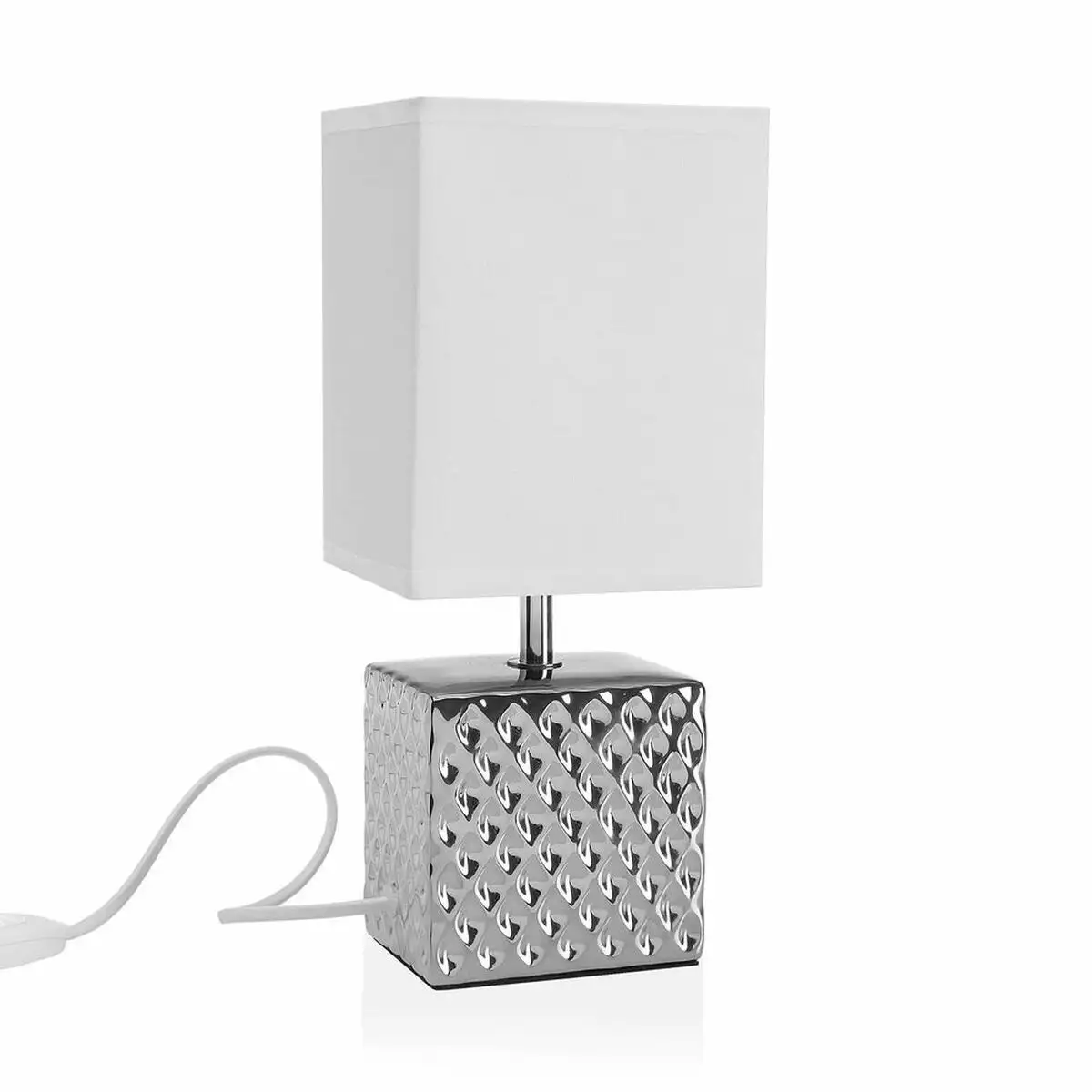 Lampe de bureau versa argent 11 x 13 x 30 cm 13 x 11 x 30 cm porcelaine 10 x 8 x 10 cm 11 x 30 x 13 cm_7841. DIAYTAR SENEGAL - L'Odyssée du Shopping à Votre Portée. Parcourez notre boutique en ligne et partez à la découverte d'articles qui rendront chaque jour spécial.