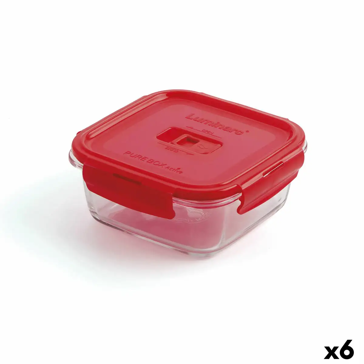 Lunch box herme tique luminarc pure box 760 ml verre rouge 6 unite s_5883. DIAYTAR SENEGAL - L'Art de Vivre en Couleurs et en Styles. Parcourez notre sélection et trouvez des articles qui reflètent votre personnalité et votre goût pour la vie.