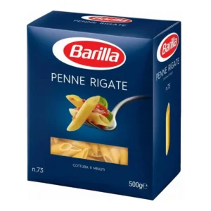 Macaroni barilla penne 500 g_9323. DIAYTAR SENEGAL - Votre Escapade Shopping Virtuelle. Explorez notre boutique en ligne et dénichez des trésors qui évoquent la culture et le savoir-faire sénégalais, un clic à la fois.