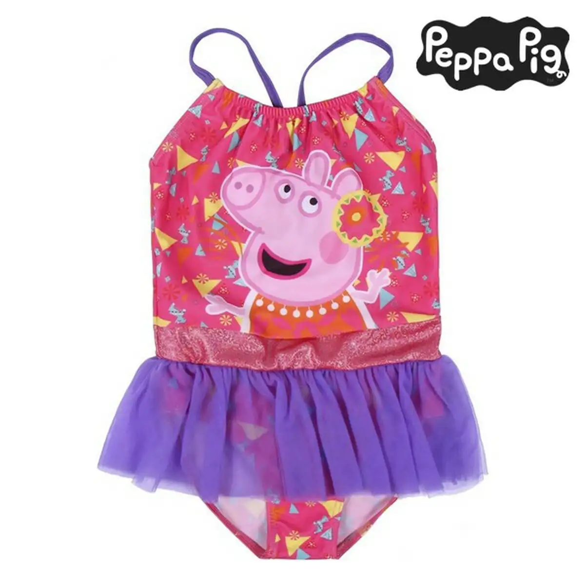 Maillot de bain fille peppa pig rose_1912. DIAYTAR SENEGAL - Là où Chaque Achat a du Sens. Explorez notre gamme et choisissez des produits qui racontent une histoire, votre histoire.