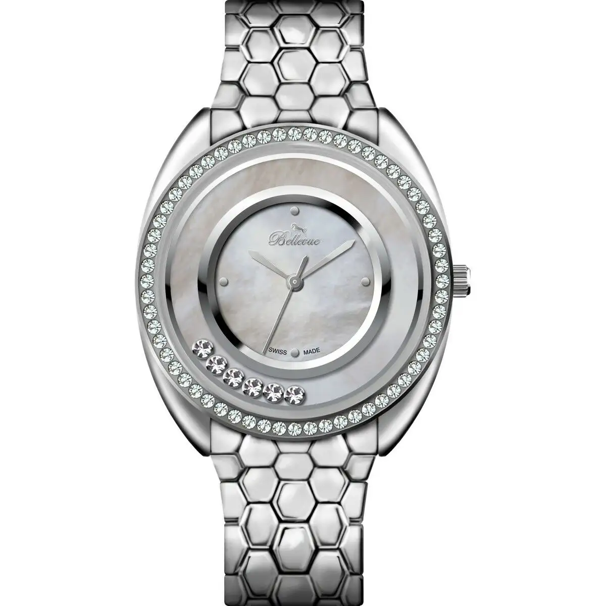 Montre femme bellevue f 51 ø 33 mm_1323. DIAYTAR SENEGAL - Là où le Shopping devient une Fête des Sens. Plongez dans notre univers et choisissez des produits qui éveillent votre goût pour l'esthétique et l'authenticité.