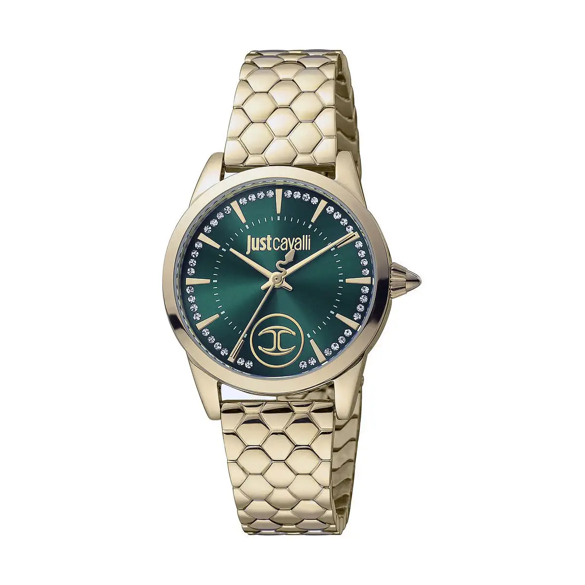 Montre femme just cavalli glam ø 32 mm_4580. DIAYTAR SENEGAL - Votre Marché Virtuel au Sénégal. Parcourez notre boutique en ligne pour trouver des trésors cachés, des articles indispensables du quotidien aux joyaux artistiques.