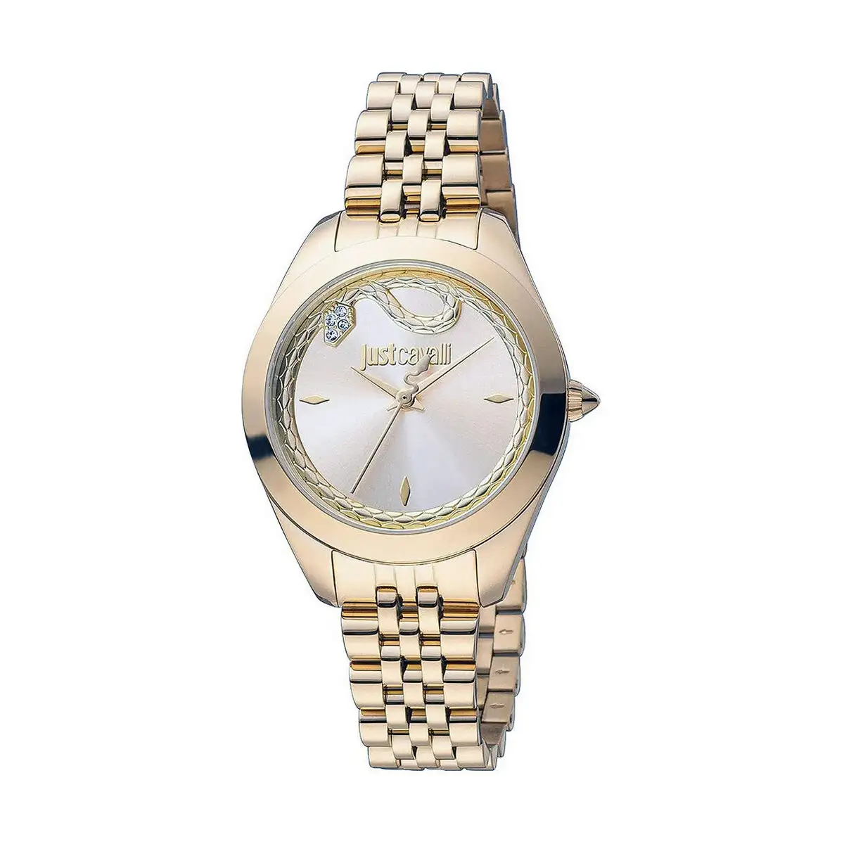 Montre femme just cavalli snake ø 32 mm_7097. DIAYTAR SENEGAL - Là où Chaque Produit a son Histoire. Découvrez notre gamme de produits, chacun portant en lui le récit de l'artisanat et de la passion, pour vous offrir une expérience de shopping authentique.