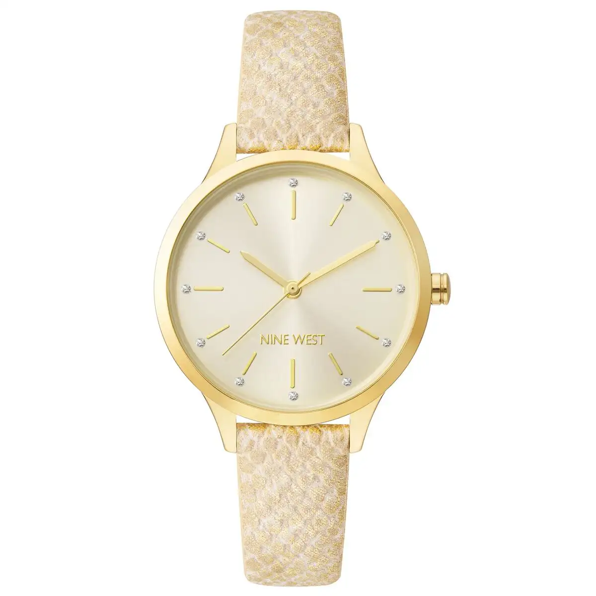 Montre femme nine west nw_2558chgd_1550. DIAYTAR SENEGAL - L'Art de Vivre le Shopping Authentique. Découvrez notre boutique en ligne et trouvez des produits qui incarnent la passion et le savoir-faire du Sénégal.