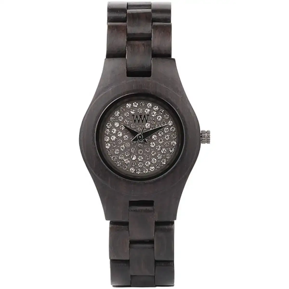 Montre femme we wood moon crystal noir_5626. DIAYTAR SENEGAL - Où Chaque Sélection Vous Parle. Parcourez nos catégories et découvrez des produits qui reflètent vos passions et vos besoins, pour un shopping personnel et inspirant.