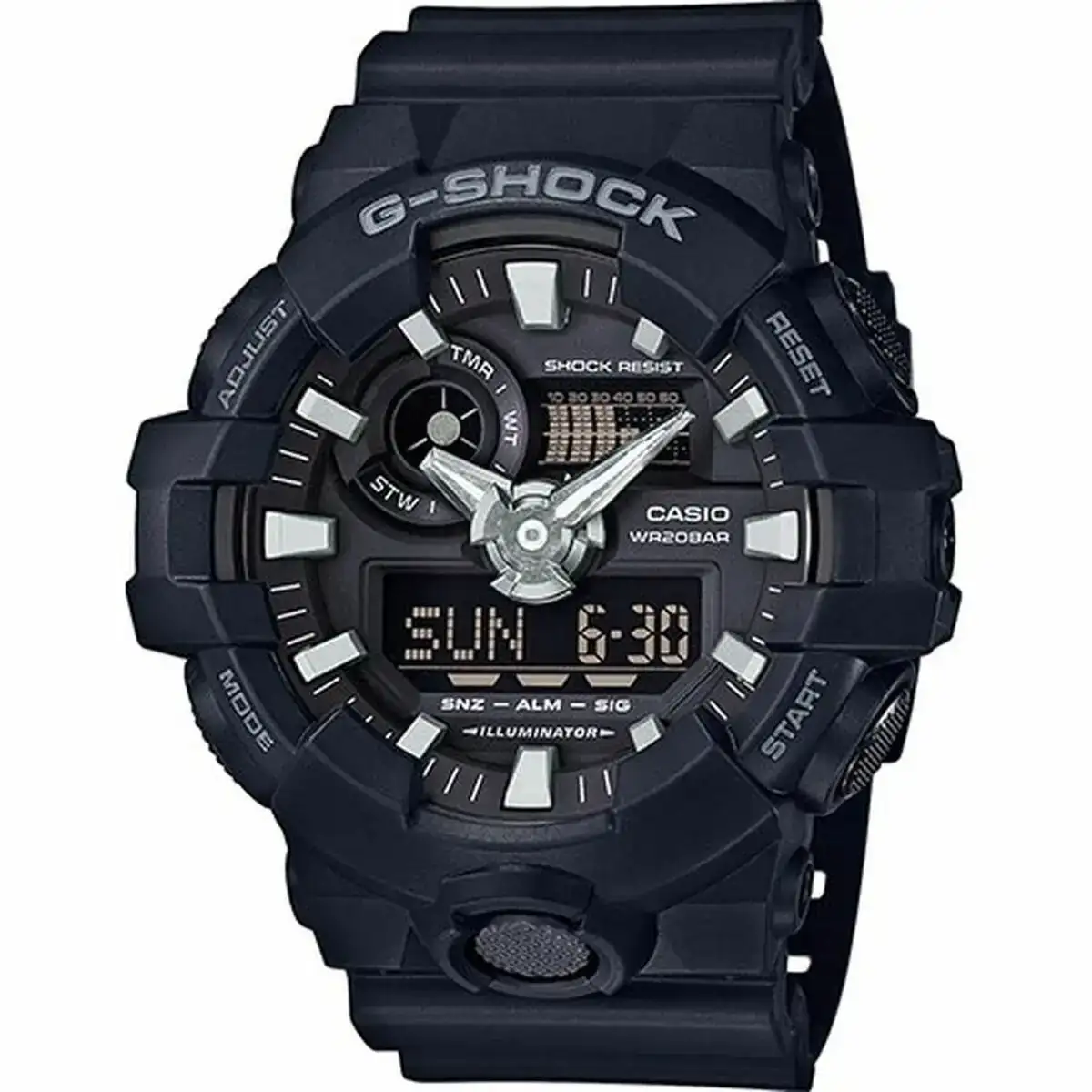Montre homme casio g shock ga 700 1ber ø 49 mm_7257. DIAYTAR SENEGAL - Où Chaque Achat Raconte une Histoire. Parcourez notre boutique en ligne pour trouver des articles qui évoquent le savoir-faire et la tradition du Sénégal.