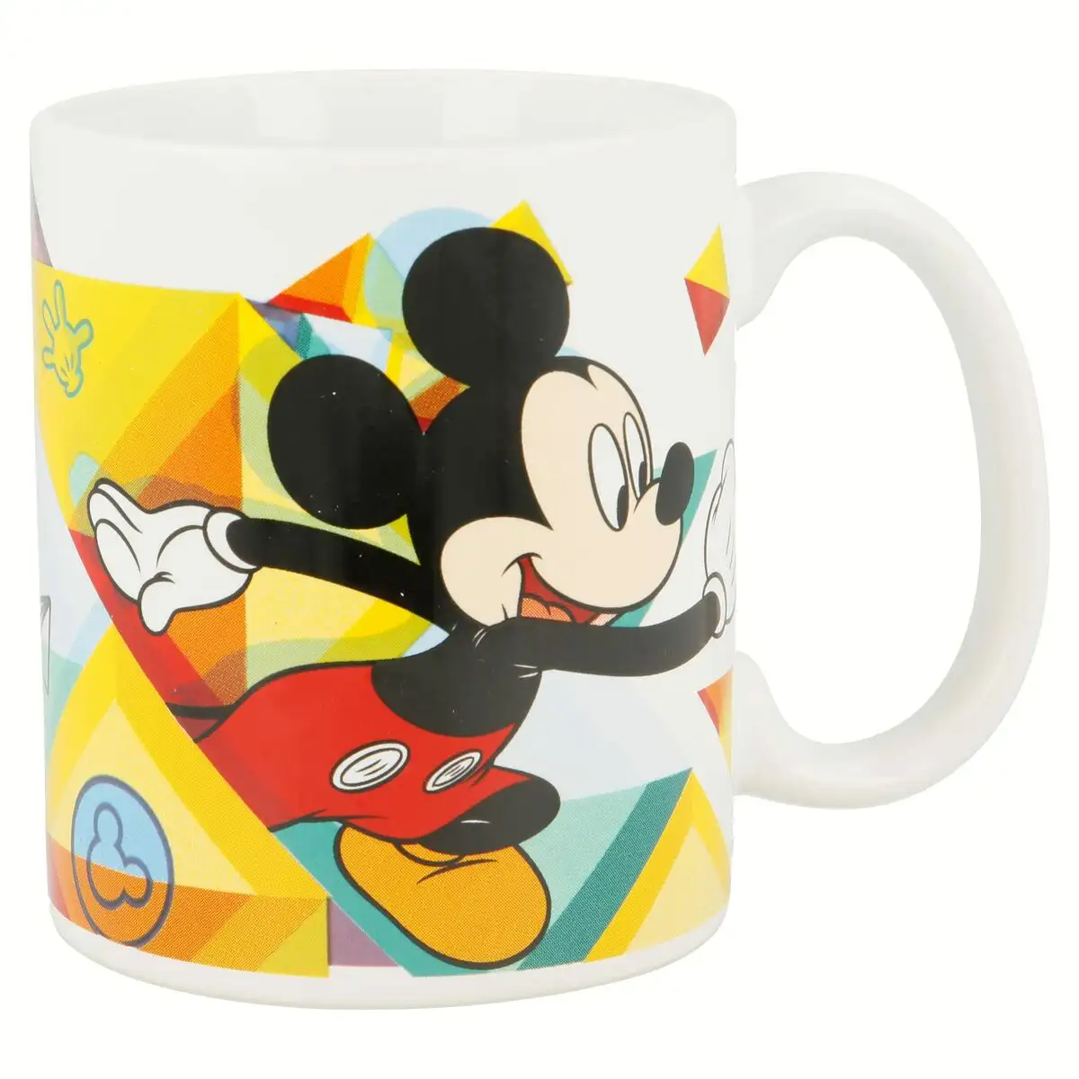 Mug mickey mouse happy smiles ce ramique rouge bleu 350 ml_1181. DIAYTAR SENEGAL - Votre Pass vers la Découverte. Explorez notre boutique en ligne et plongez dans un voyage à travers des produits authentiques et contemporains, tous réunis sous un même toit.