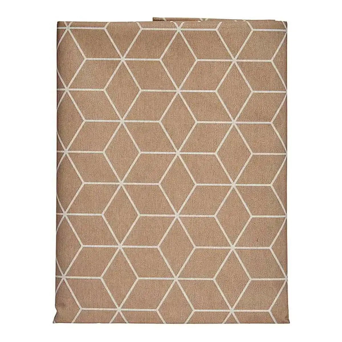 Nappe toile fine abstrait beige 140 x 180 cm_9792. DIAYTAR SENEGAL - Votre Oasis de Shopping en Ligne. Explorez notre boutique et découvrez des produits qui ajoutent une touche de magie à votre quotidien.