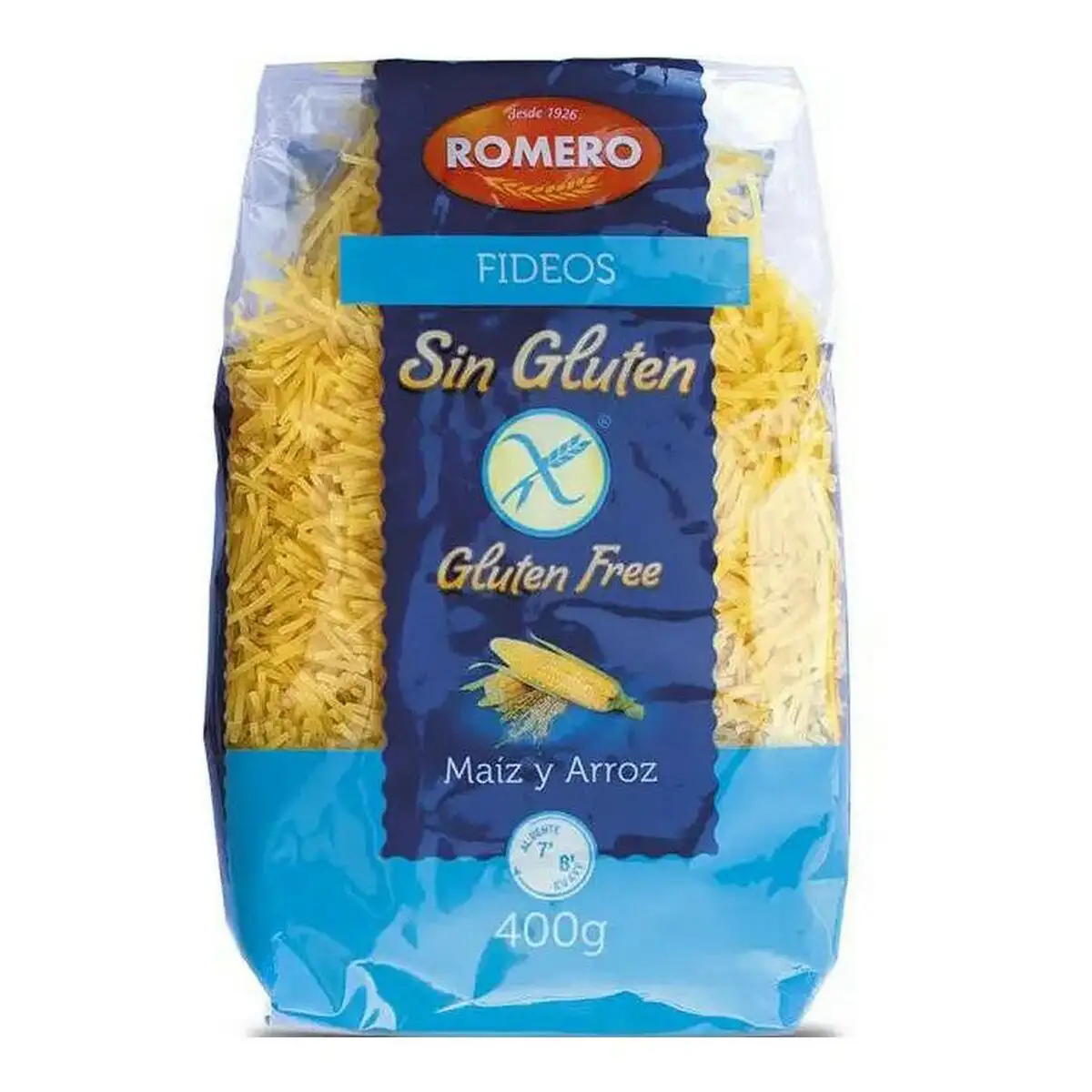 Noodles romero corn rice 400 g_7879. Bienvenue dans l'univers captivant de DIAYTAR SENEGAL - Votre Plateforme de Shopping Tout-en-Un. Parcourez notre boutique en ligne pour découvrir des produits uniques, allant des articles ménagers aux élégants accessoires de mode.