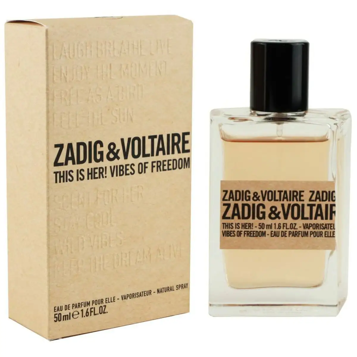 Parfum femme zadig voltaire edp 50 ml_4018. DIAYTAR SENEGAL - Où Choisir est un Voyage Cultuel. Explorez notre boutique en ligne et découvrez des produits qui célèbrent la richesse et la diversité culturelle du Sénégal.