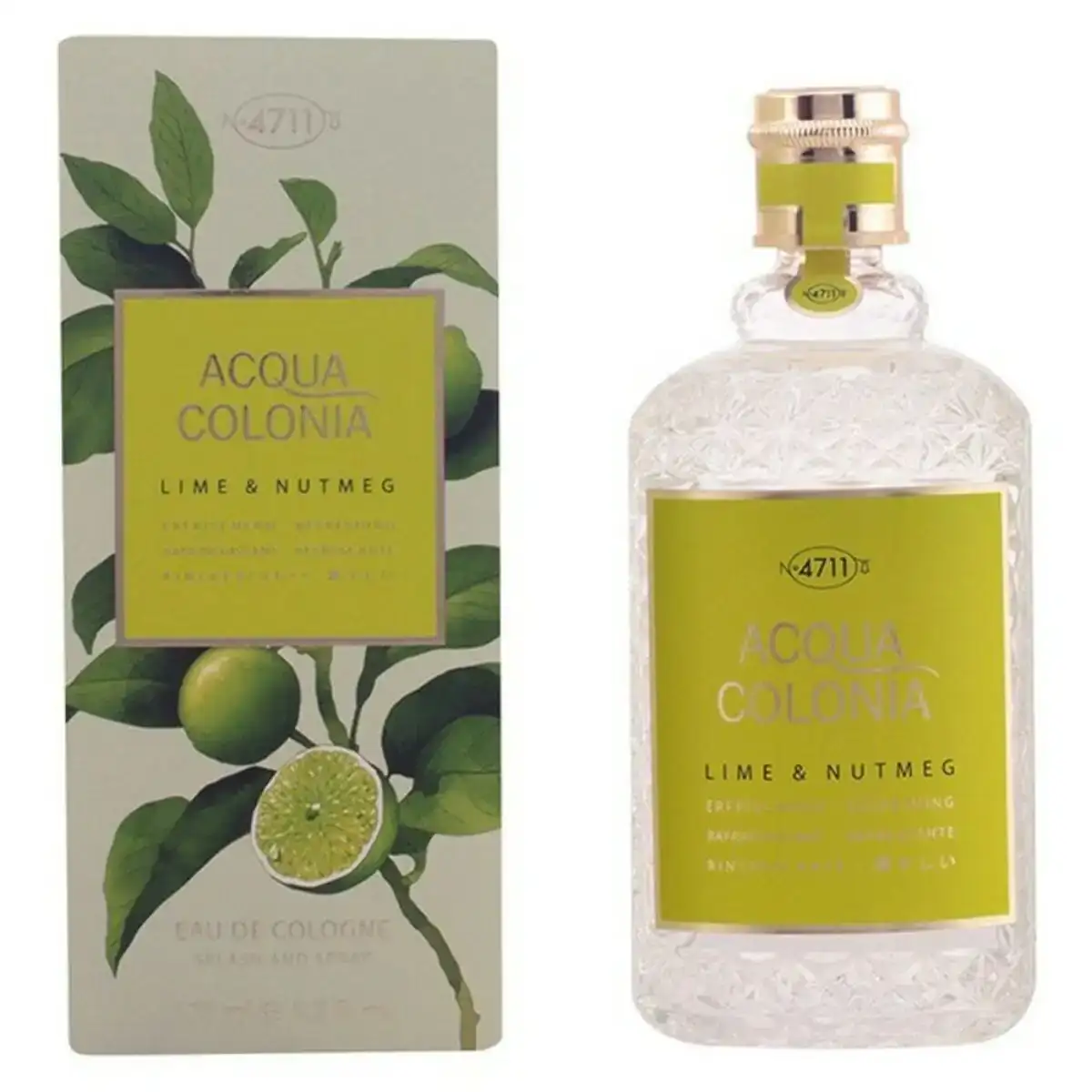 Parfum unisexe acqua 4711 edc lime muscade_2018. DIAYTAR SENEGAL - Où Choisir est une Célébration. Découvrez notre sélection de produits qui représentent la diversité et la joie du Sénégal, à chaque étape de votre vie.