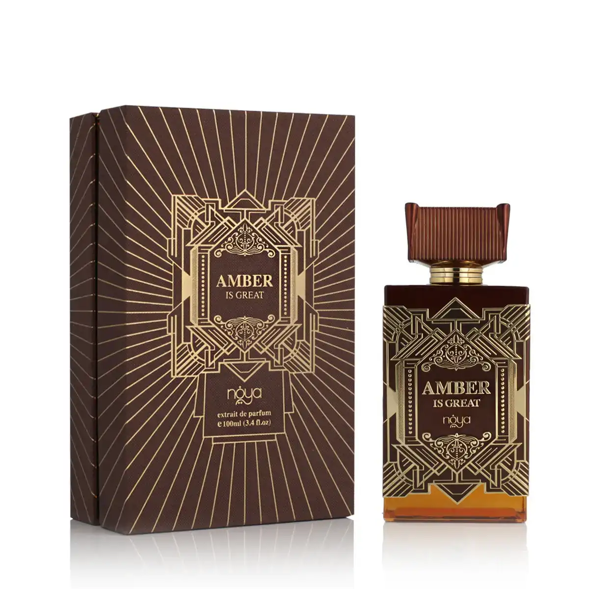 Parfum unisexe noya amber is great 100 ml_4823. DIAYTAR SENEGAL - L'Art de Choisir, l'Art de Vivre. Parcourez notre boutique en ligne et découvrez des produits qui transforment chaque choix en une expérience enrichissante.