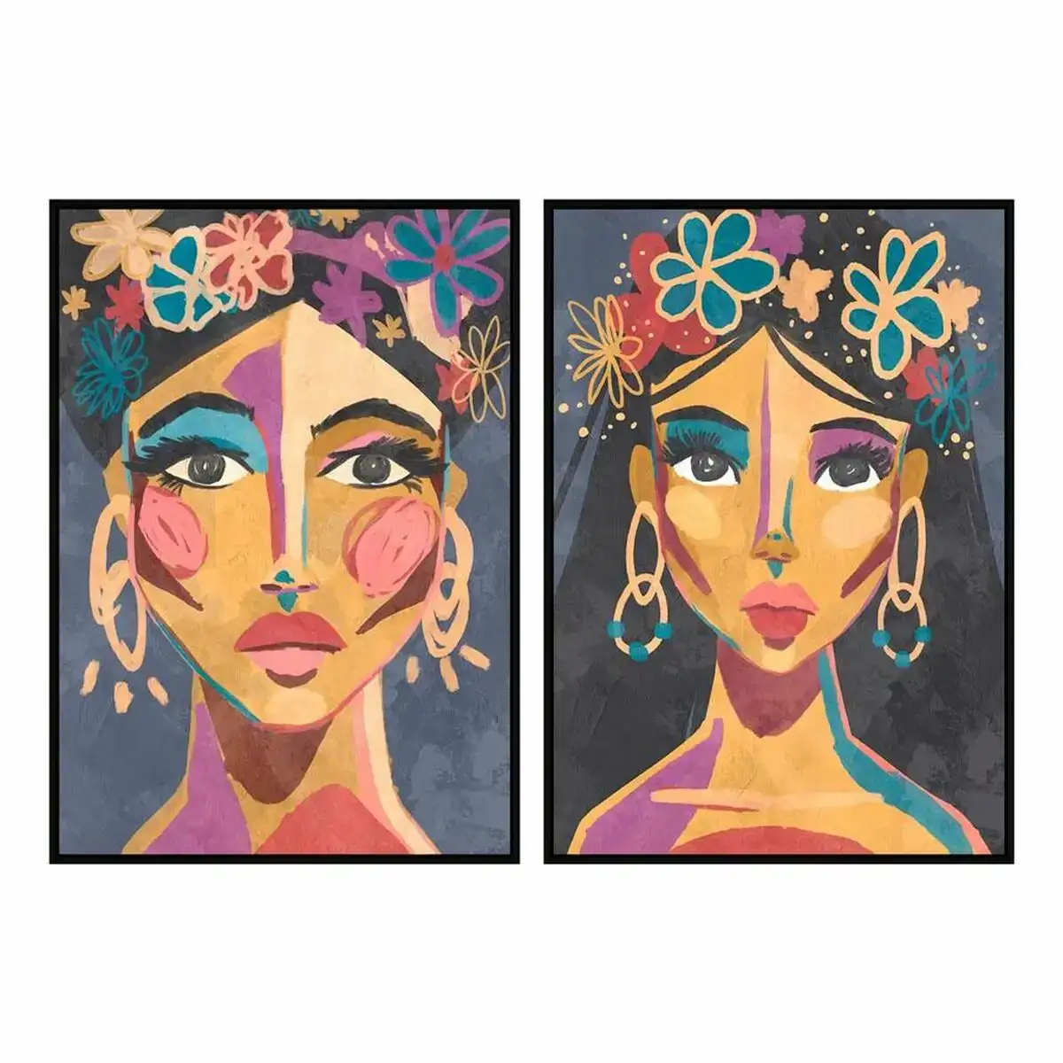 Peinture dkd home decor 102 5 x 4 3 x 142 6 cm lady modern 2 unite s_8986. DIAYTAR SENEGAL - Votre Passage vers l'Élégance Accessible. Parcourez notre boutique en ligne pour trouver des produits qui vous permettent d'allier style et économies.