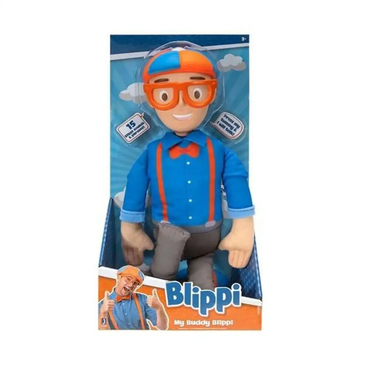 Peluche sonore blippi plastique 30 cm es_9325. DIAYTAR SENEGAL - Votre Destination pour un Shopping Unique. Parcourez notre catalogue et trouvez des articles qui vous inspirent et vous édifient.