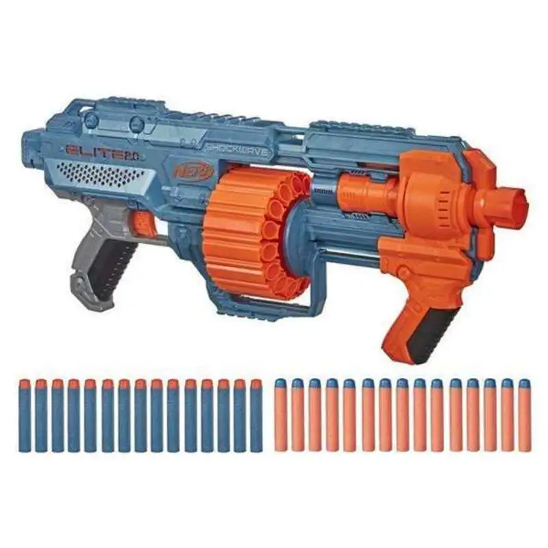 Pistolet nerf elite shockwave rd 15 hasbro_3202. Bienvenue chez DIAYTAR SENEGAL - Où Choisir est une Invitation au Voyage. Explorez notre boutique en ligne et découvrez des produits qui vous transportent dans l'univers du Sénégal.