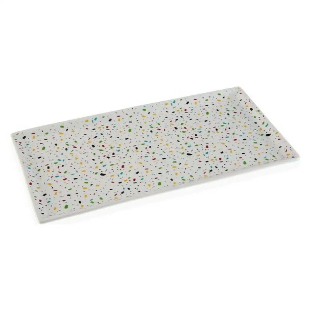 Plateau versa terrazzo porcelaine 1 3 x 17 x 31 cm_7291. Bienvenue sur DIAYTAR SENEGAL - Où Choisir est un Voyage Sensoriel. Plongez dans notre catalogue et trouvez des produits qui éveillent vos sens et embellissent votre quotidien.