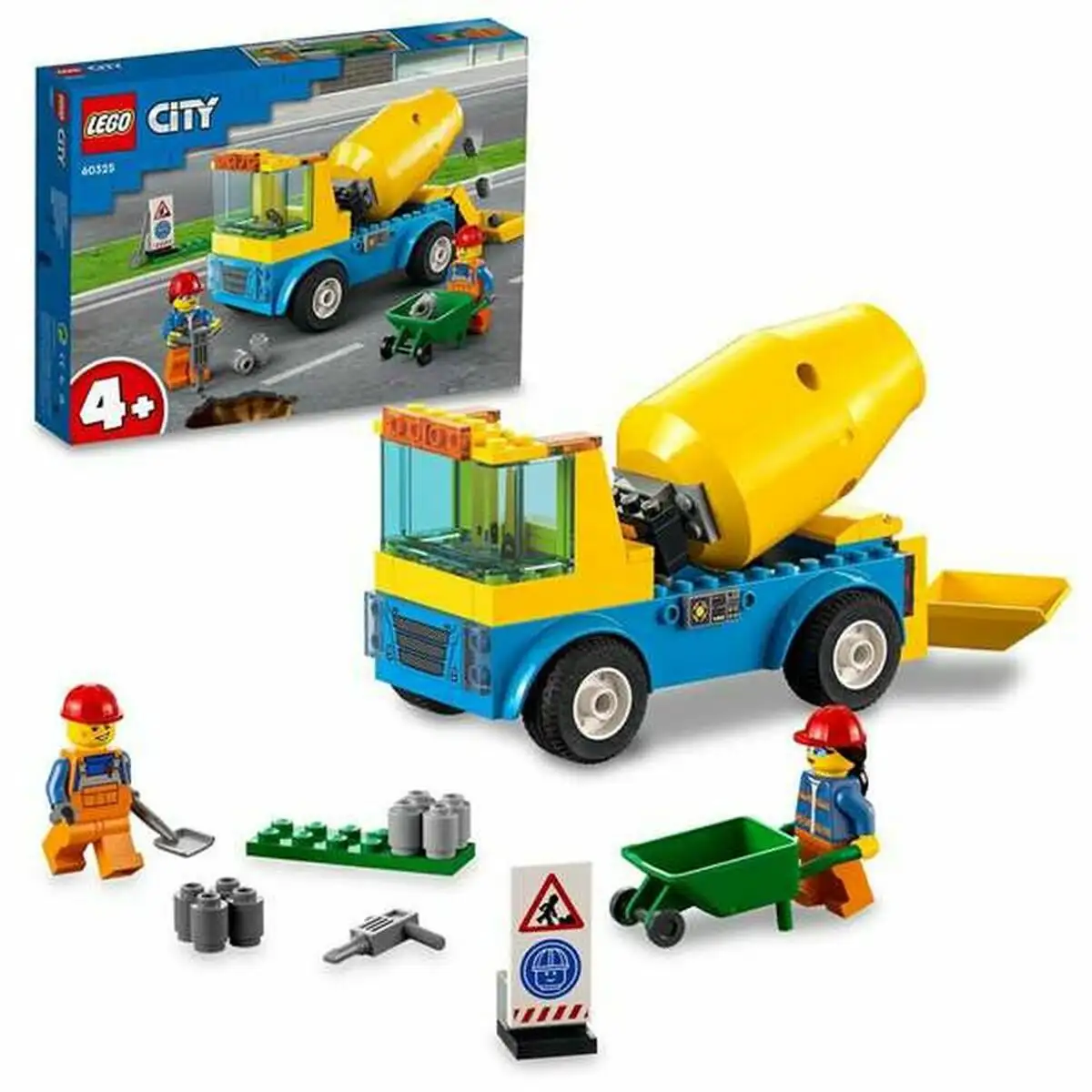 Playset lego city cement mixer truck 60325 85 pcs_7851. DIAYTAR SENEGAL - Votre Destination pour un Shopping Réfléchi. Découvrez notre gamme variée et choisissez des produits qui correspondent à vos valeurs et à votre style de vie.