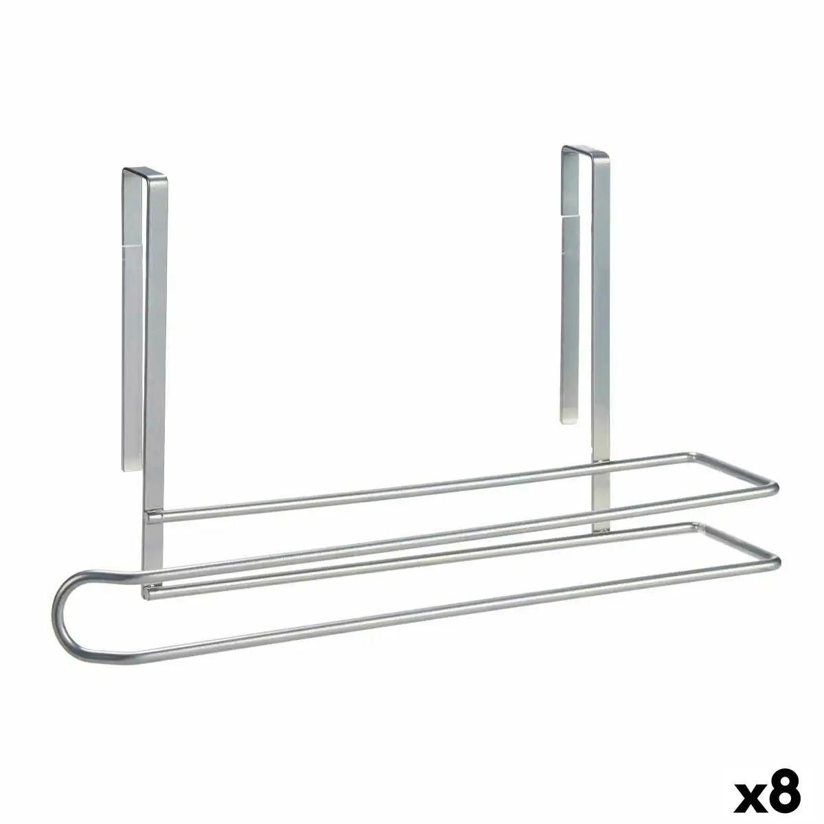 Porte papier de cuisine argent acier inoxydable 8 unite s_1574. DIAYTAR SENEGAL - Votre Passage vers l'Élégance Abordable. Explorez notre collection où chaque produit est choisi pour sa qualité et son accessibilité, incarnant ainsi l'essence du Sénégal.