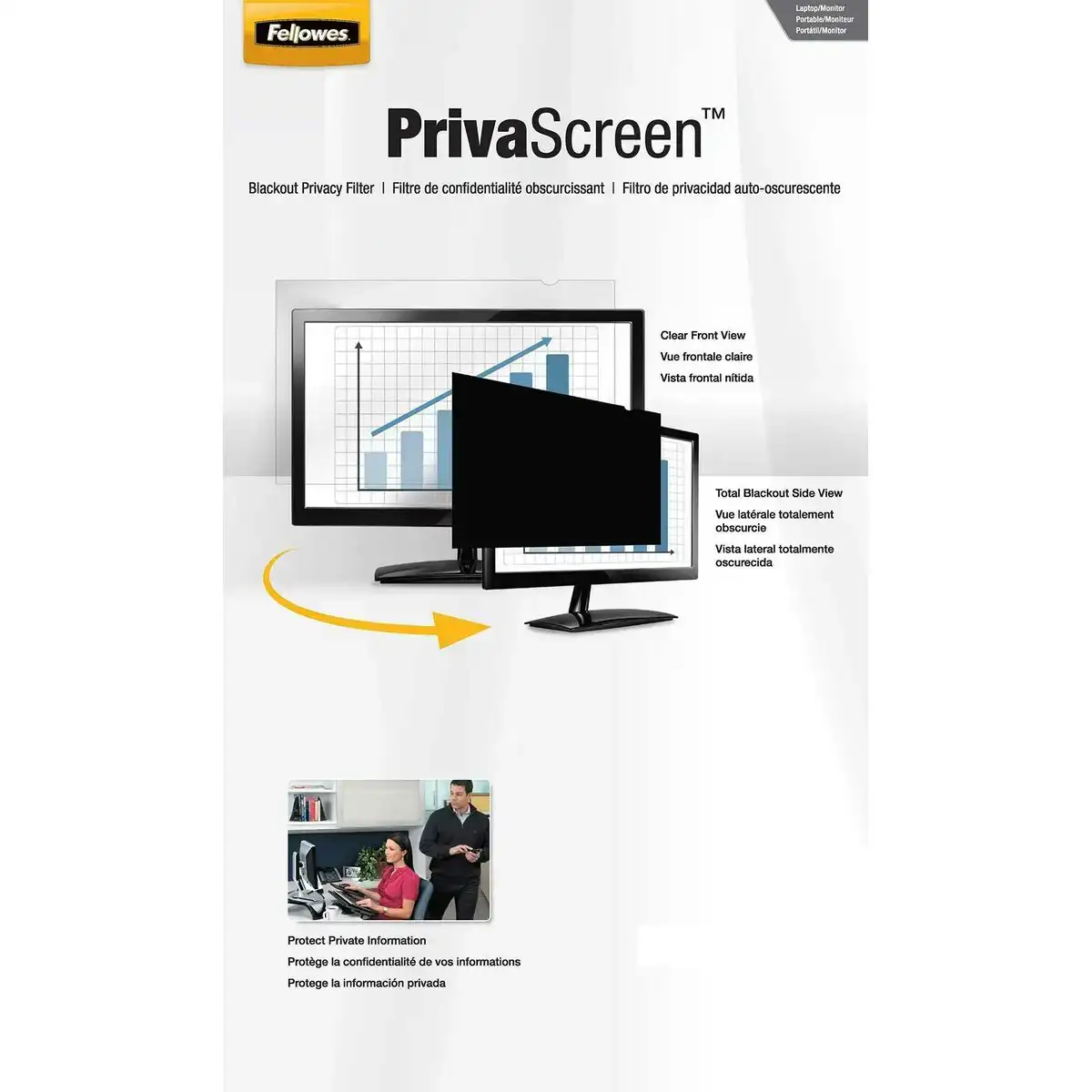 Protecteur d e cran fellowes privascreen 24_3159. Bienvenue sur DIAYTAR SENEGAL - Où Chaque Article a son Histoire. Découvrez notre sélection méticuleuse de produits qui racontent l'authenticité et la beauté du Sénégal.