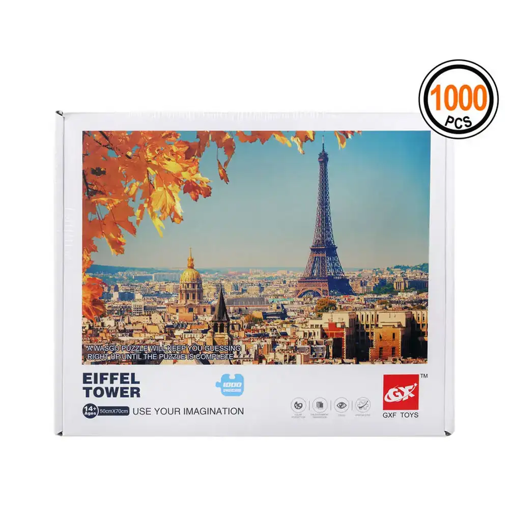 Puzzle tour eiffel 1000 pcs_3172. Bienvenue chez DIAYTAR SENEGAL - Où Choisir est un Voyage. Plongez dans notre plateforme en ligne pour trouver des produits qui ajoutent de la couleur et de la texture à votre quotidien.