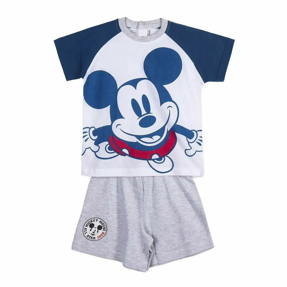 Pyjama Mickey Mouse Homme Gris - DIAYTAR SÉNÉGAL
