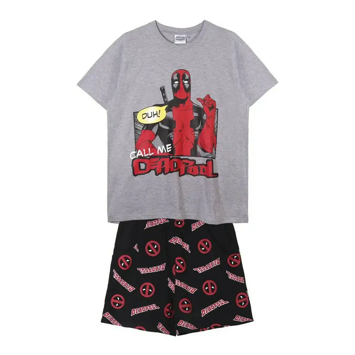 Pyjama deadpool homme gris_6215. DIAYTAR SENEGAL - Là où Vos Rêves Prendent Forme. Plongez dans notre catalogue diversifié et trouvez des produits qui enrichiront votre quotidien, du pratique à l'exceptionnel.