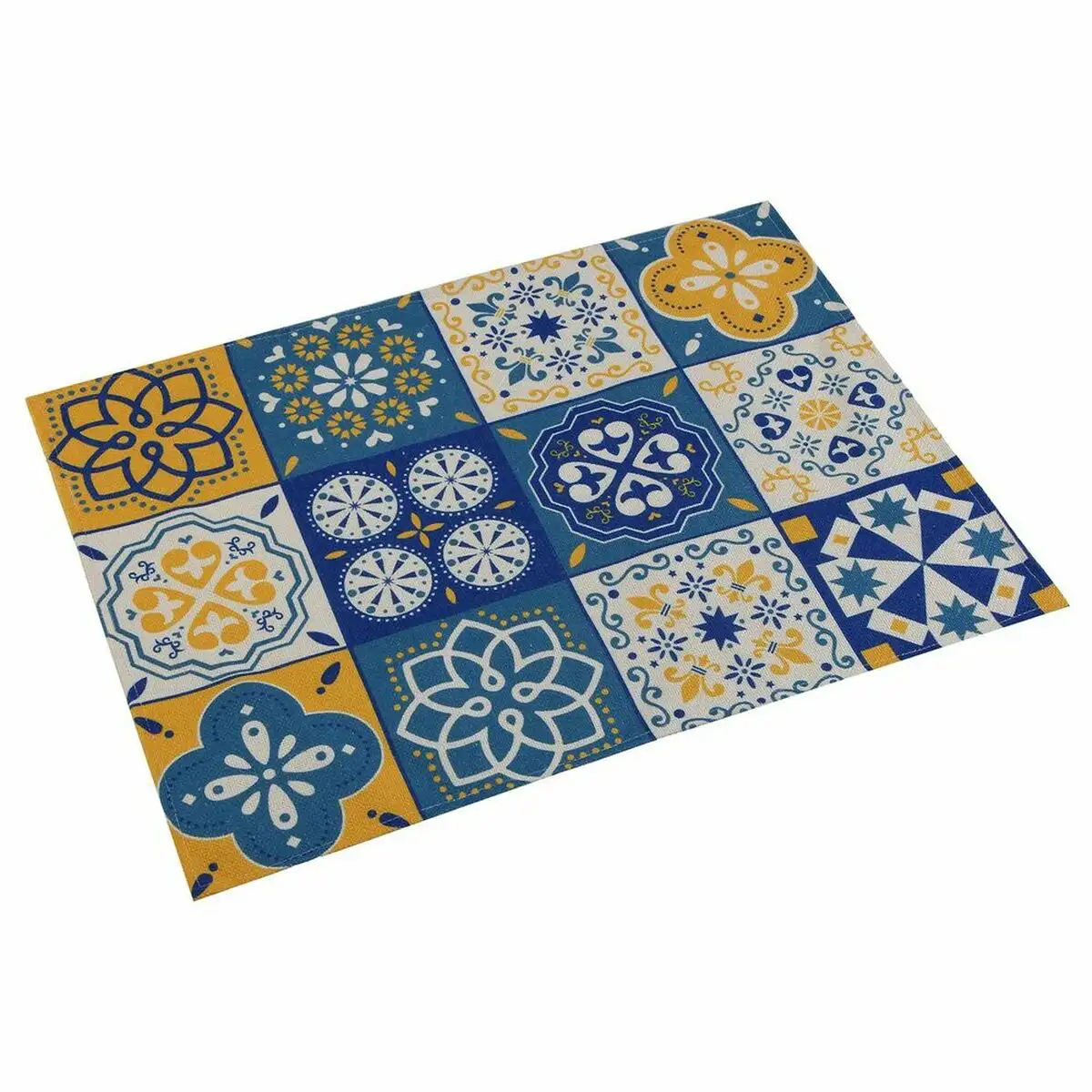 Set de table versa mosaic jaune polyester 36 x 0 5 x 48 cm_9467. DIAYTAR SENEGAL - Votre Passage vers l'Élégance Accessible. Parcourez notre boutique en ligne pour trouver des produits qui vous permettent d'allier style et économies.