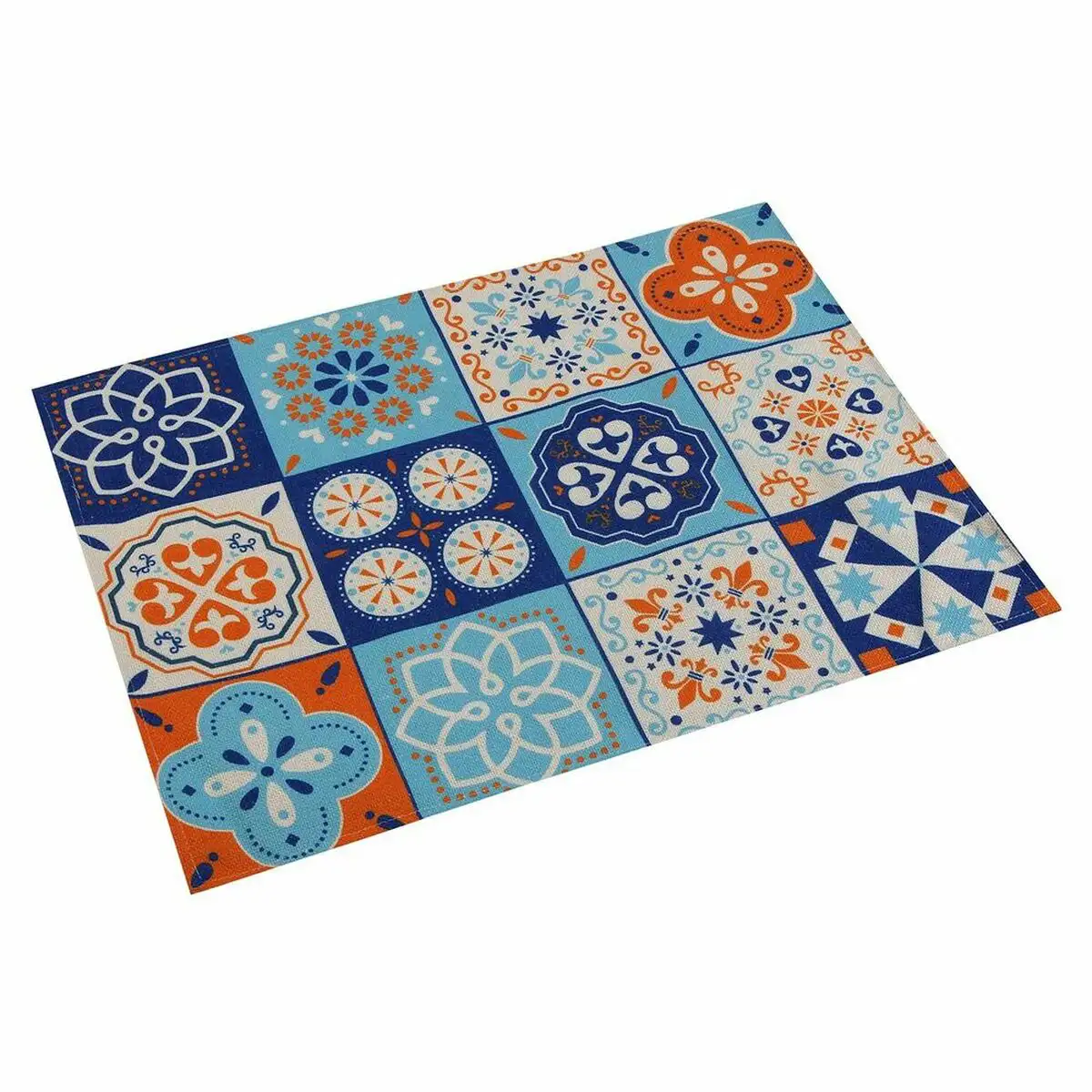 Set de table versa mosaic orange polyester 36 x 0 5 x 48 cm_7855. DIAYTAR SENEGAL - Là où la Diversité Rencontre la Qualité. Parcourez notre gamme complète et trouvez des produits qui incarnent la richesse et l'unicité du Sénégal.