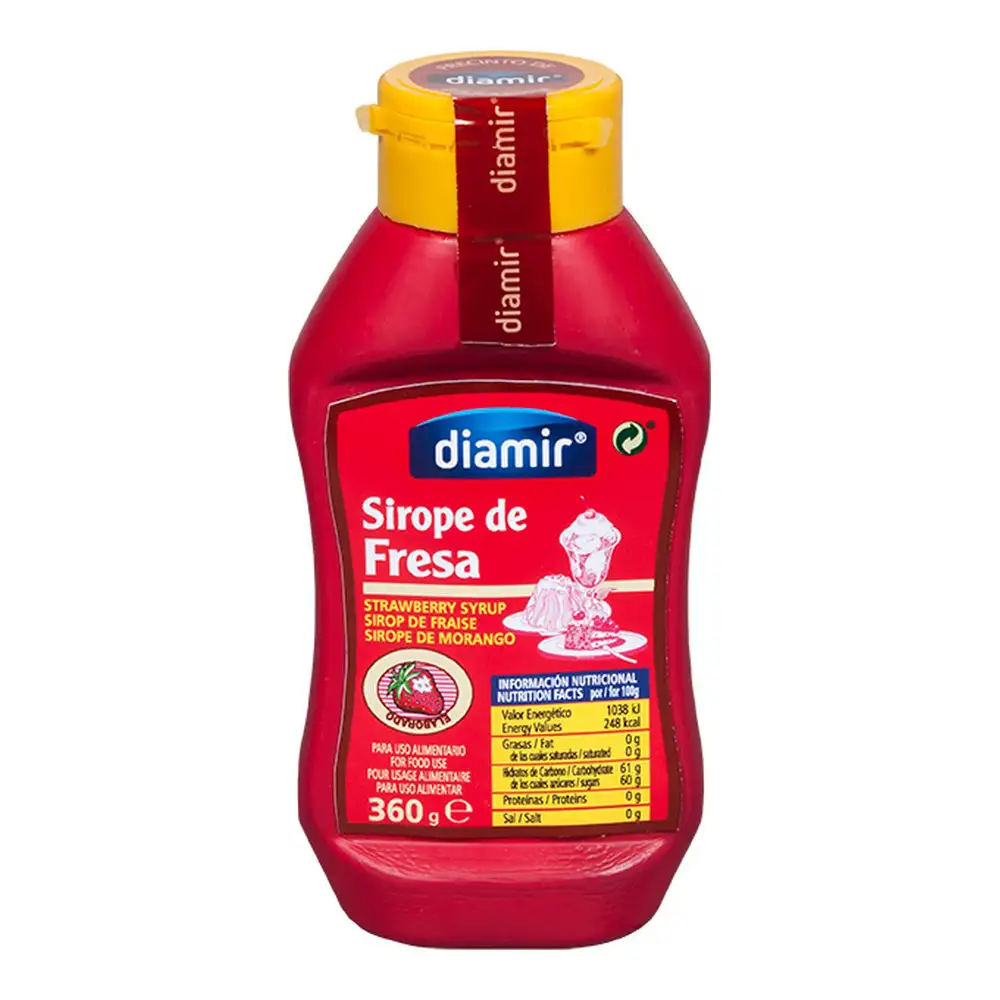 Sirop de fraise diamir 360 g_3893. DIAYTAR SENEGAL - Là où la Beauté Rencontre la Fonctionnalité. Parcourez notre sélection pour trouver des produits qui allient esthétique et praticité, pour un quotidien sublimé.