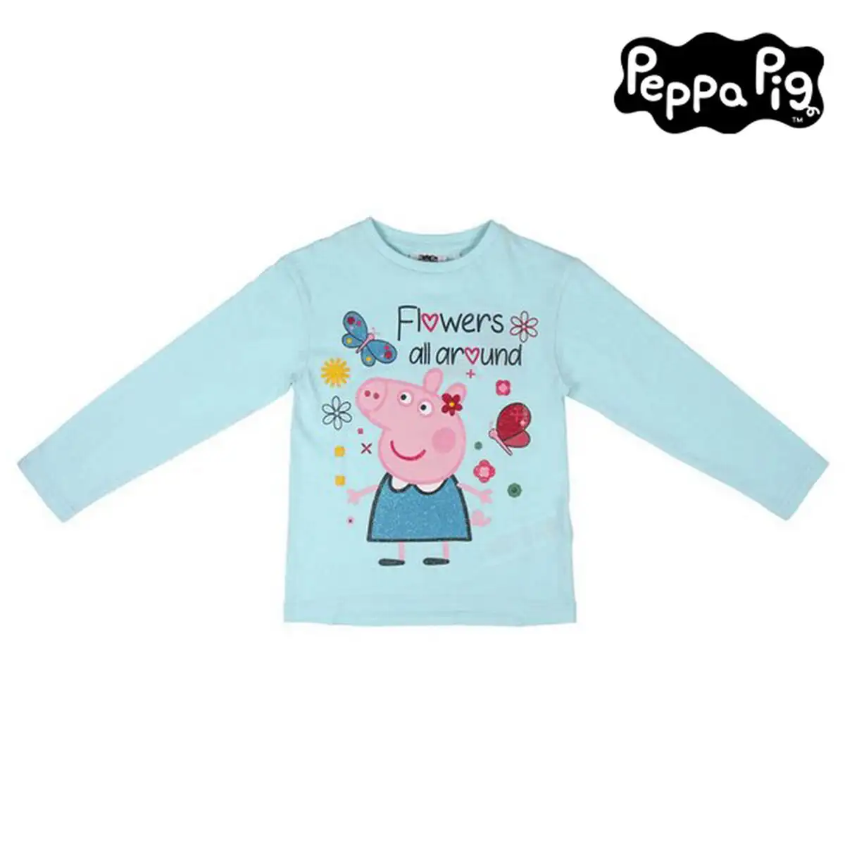 T shirt a manches longues pour enfants peppa pig_8130. Bienvenue sur DIAYTAR SENEGAL - Là où Chaque Objet a une Âme. Plongez dans notre catalogue et trouvez des articles qui portent l'essence de l'artisanat et de la passion.