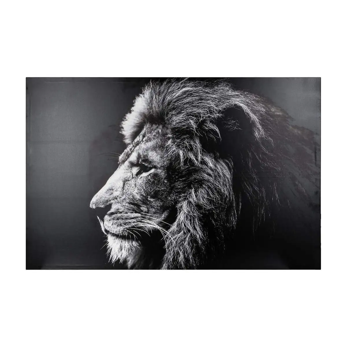 Tableau atmosphera lion toile ornementale 118 x 78 x 3 5 cm_9634. Bienvenue sur DIAYTAR SENEGAL - Votre Destination Shopping à la Sénégalaise. Explorez notre boutique en ligne et découvrez une gamme variée de produits qui capturent l'esprit du Sénégal.