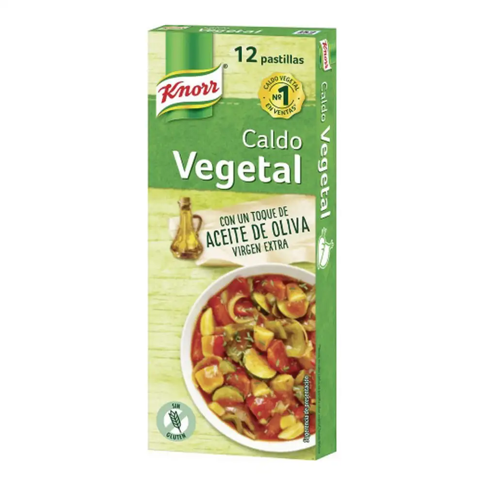 Tablette de bouillon de le gumes knorr 12 uds_5090. DIAYTAR SENEGAL - L'Art de Magasiner sans Frontières. Parcourez notre vaste sélection d'articles et trouvez tout ce dont vous avez besoin, du chic à l'authentique, du moderne au traditionnel.