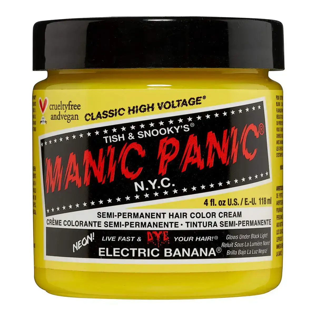 Teinture permanente classique manic panic hcr 11012 banane e lectrique 118 ml_5509. DIAYTAR SENEGAL - L'Art du Shopping Éclairé. Naviguez à travers notre plateforme intuitive et découvrez une variété d'articles soigneusement sélectionnés pour répondre à vos besoins et à vos envies.