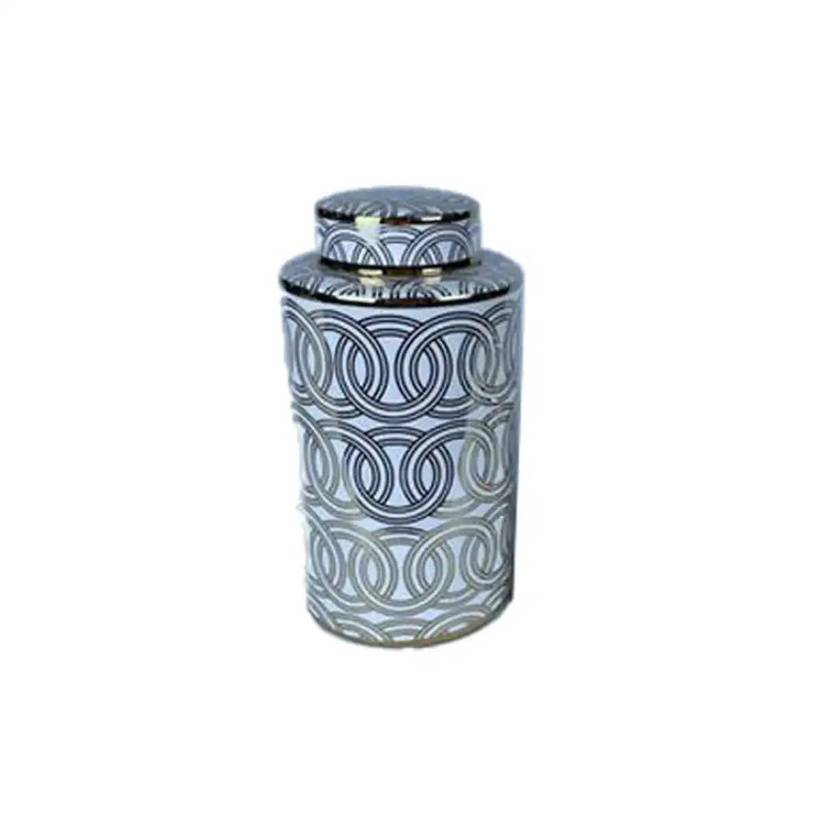 Tibor dkd home decor porcelaine or blanc oriental ge ome trique 16 x 16 x 30 cm_1655. DIAYTAR SENEGAL - Où Choisir est une Découverte. Parcourez notre catalogue et trouvez des articles qui éveillent votre curiosité et enrichissent votre expérience shopping.