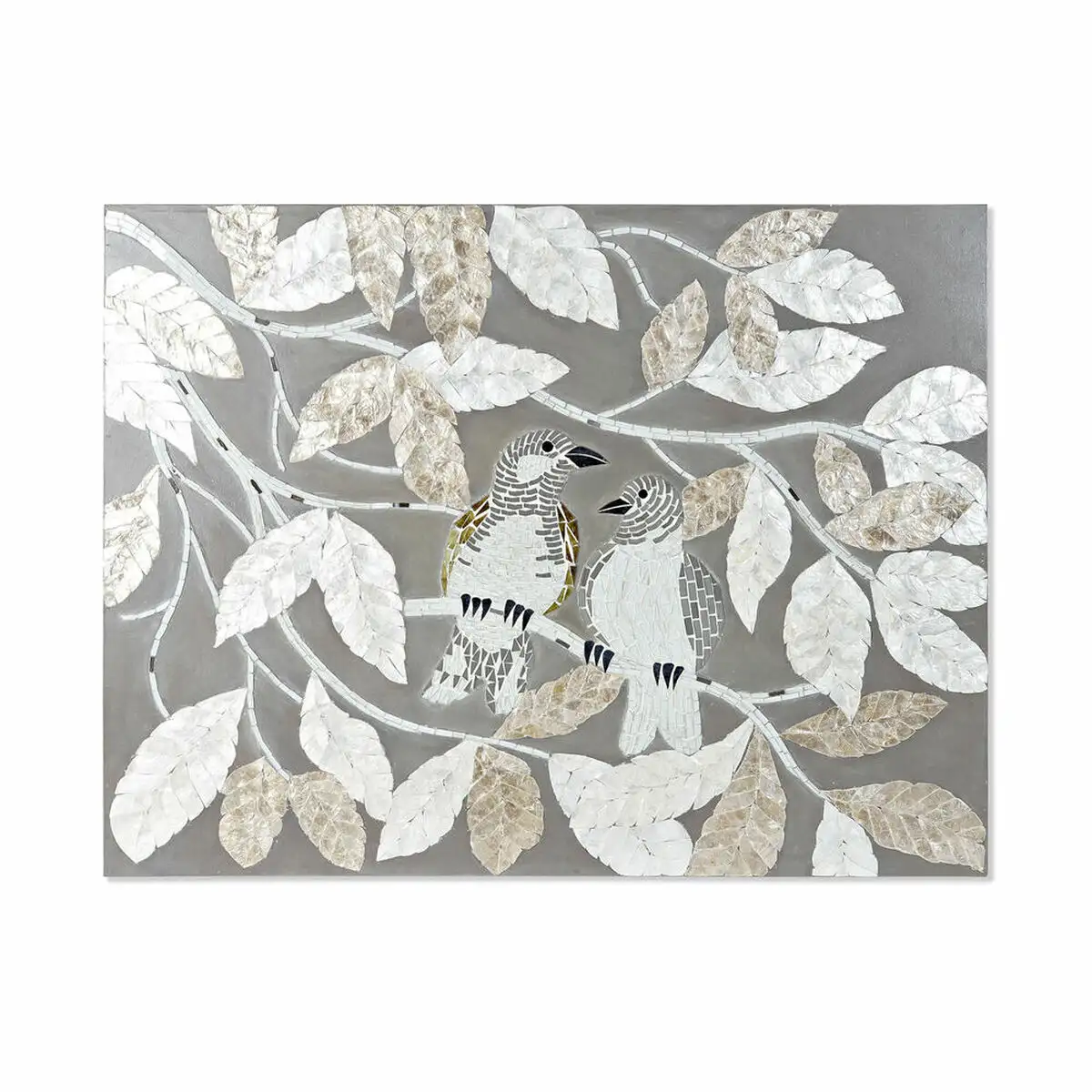 Toile dkd home decor crystal sheets mdf wood 90 x 4 x 70 cm_2405. DIAYTAR SENEGAL - Votre Destination Shopping Éthique. Parcourez notre gamme et choisissez des articles qui respectent l'environnement et les communautés locales.