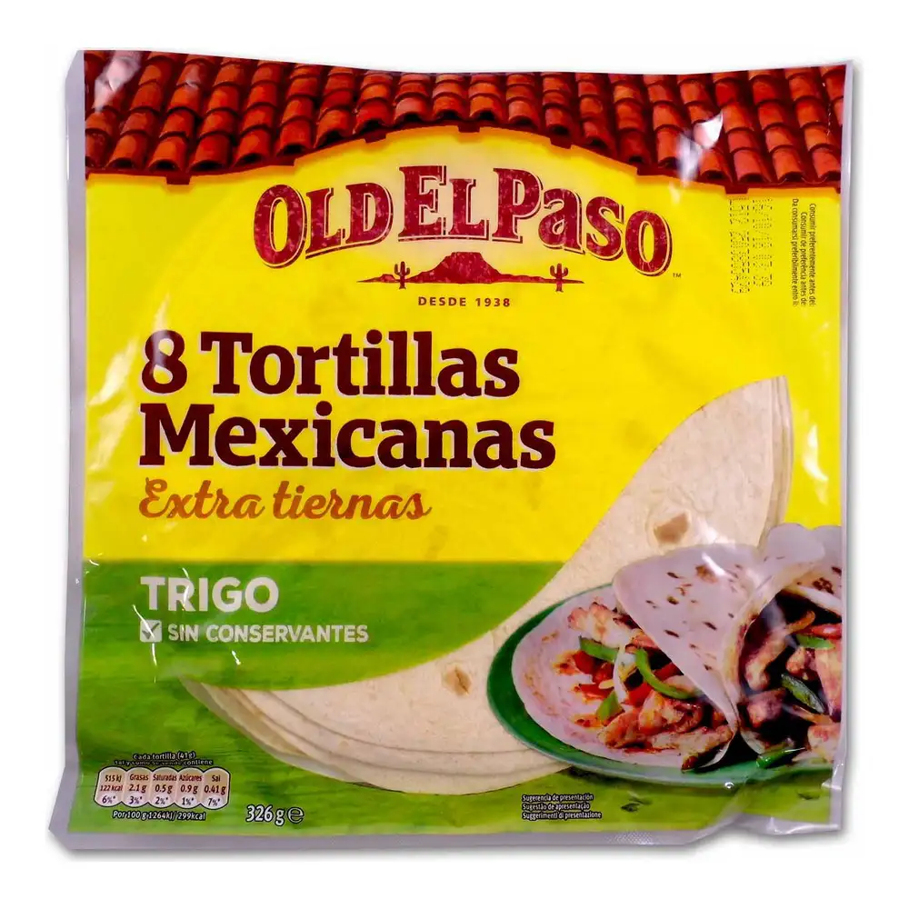 Tortillas de ble old el paso 320 g_7990. Bienvenue chez DIAYTAR SENEGAL - Où le Shopping Rime avec Diversité. Plongez dans notre univers de produits et découvrez des trésors qui représentent la richesse culturelle du Sénégal.