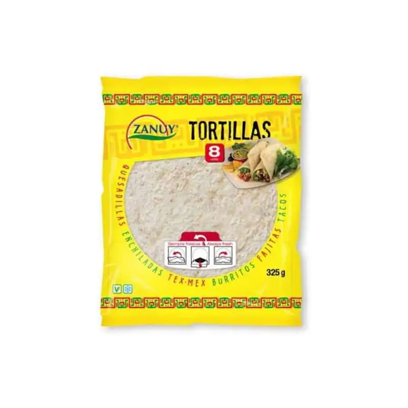 Tortillas de ble zanuy 320 g_8999. DIAYTAR SENEGAL - Là où la Qualité se Marque d'une Touche Sénégalaise. Naviguez à travers notre boutique en ligne et choisissez des produits qui allient excellence et tradition.