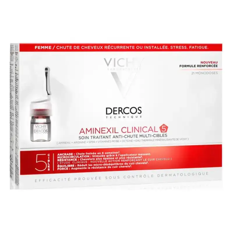 Traitement antichute dercos vichy 21 x 6 ml_4476. Entrez dans l'Univers de DIAYTAR SENEGAL - Où l'Authenticité Renouvelle Votre Quotidien. Explorez notre gamme de produits et trouvez des articles qui reflètent votre essence.