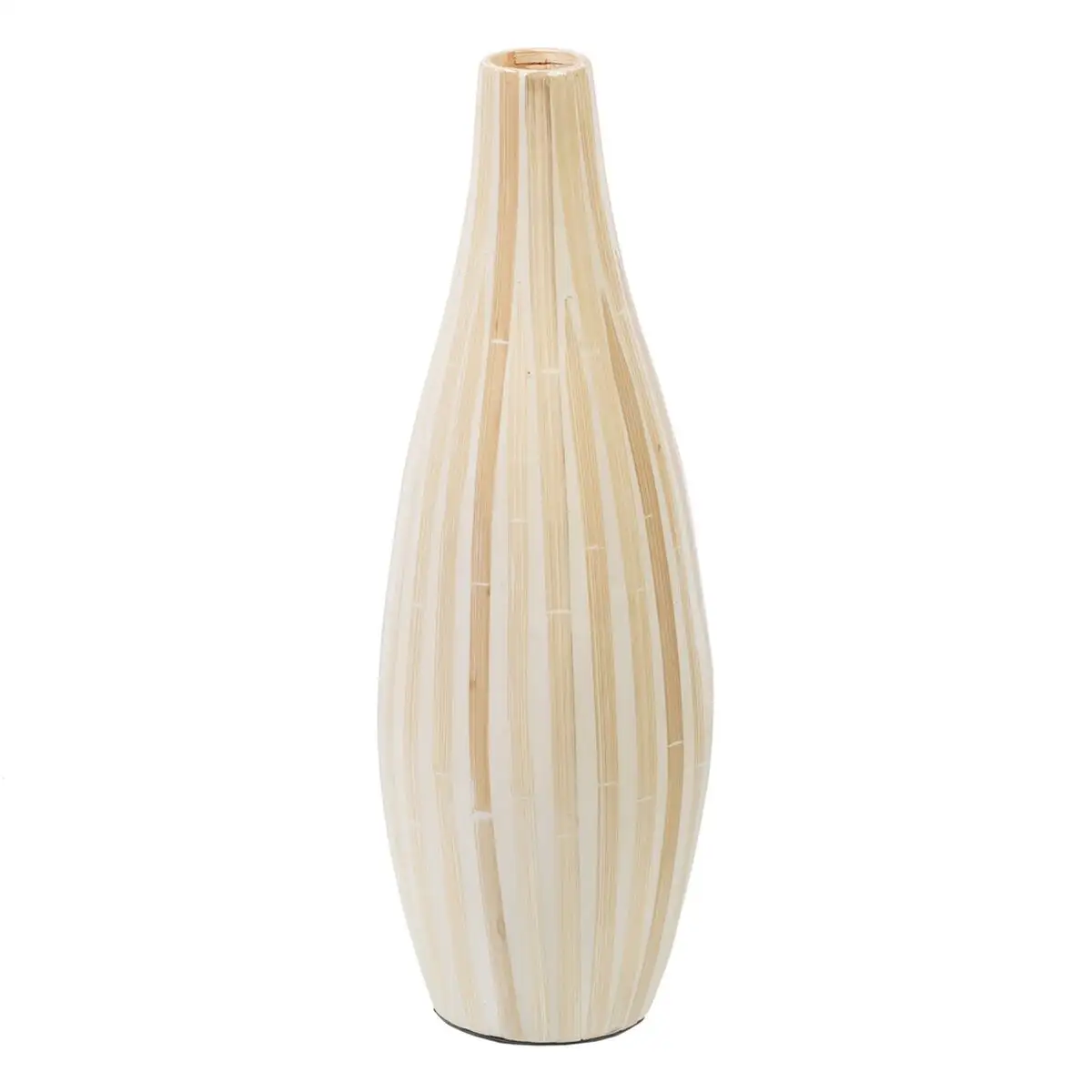 Vase 15 x 15 x 44 cm bambou beige_2407. DIAYTAR SENEGAL - Où la Qualité et la Diversité Fusionnent. Explorez notre boutique en ligne pour découvrir une gamme variée de produits qui incarnent l'excellence et l'authenticité.