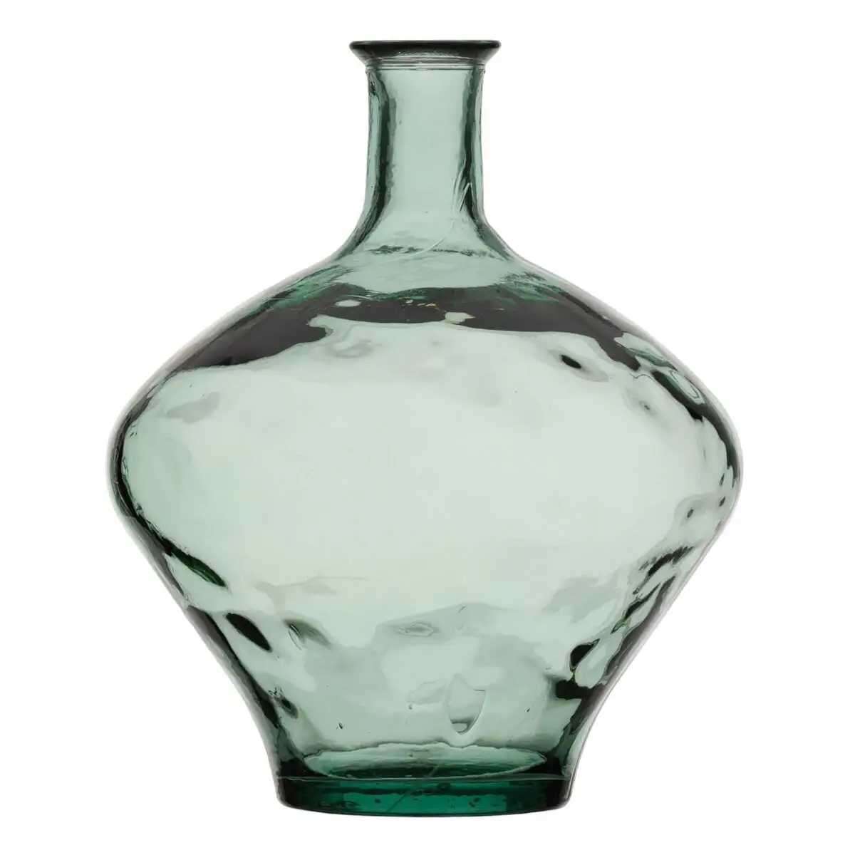 Vase 37 x 37 x 46 cm verre recycle vert_4844. Entrez dans l'Univers de DIAYTAR SENEGAL - Où le Shopping Devient une Découverte. Explorez nos rayons et dénichez des trésors qui illuminent votre quotidien.