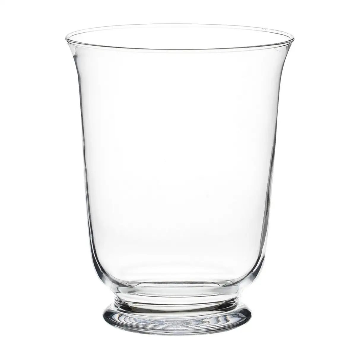 Vase cristal transparent 22 x 22 x 28 cm_5159. DIAYTAR SENEGAL - Où l'Élégance Rencontre l'Authenticité. Naviguez à travers notre boutique en ligne et choisissez des produits qui incarnent le style et la tradition du Sénégal.
