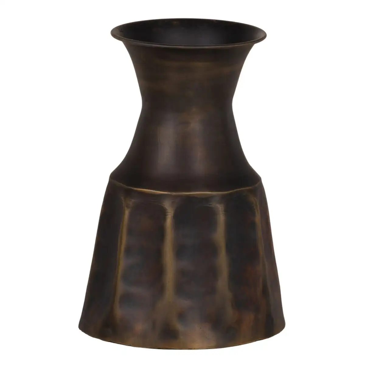 Vase me tal dore 15 x 15 x 22 cm_1183. Bienvenue sur DIAYTAR SENEGAL - Où Choisir est un Voyage Sensoriel. Plongez dans notre catalogue et trouvez des produits qui éveillent vos sens et embellissent votre quotidien.