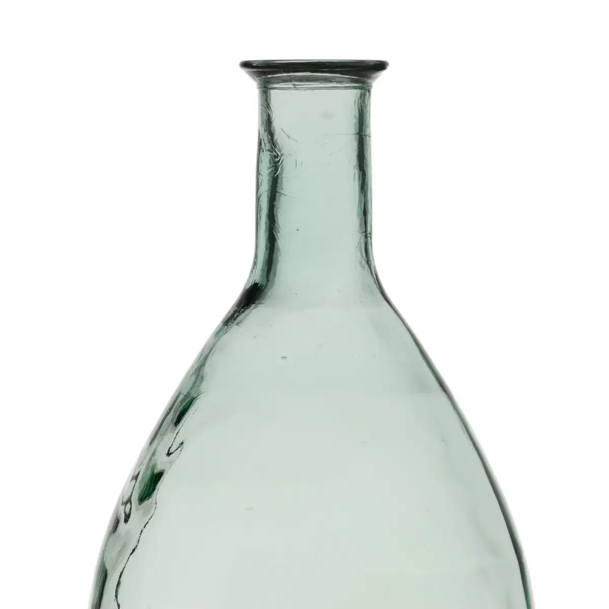 Vase verre recycle vert 28 x 28 x 60 cm_8753. Bienvenue sur DIAYTAR SENEGAL - Là où Chaque Objet a une Âme. Plongez dans notre catalogue et trouvez des articles qui portent l'essence de l'artisanat et de la passion.